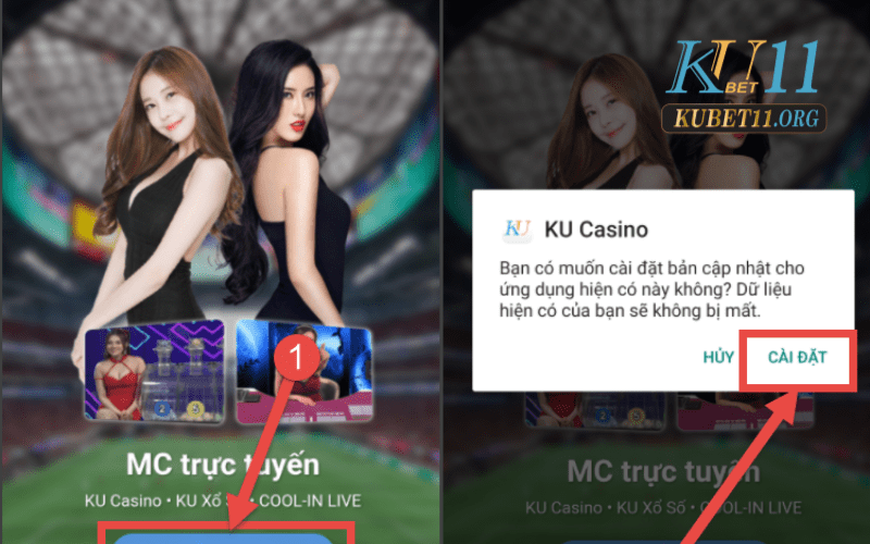 Tải Kubet trên điện thoại Android